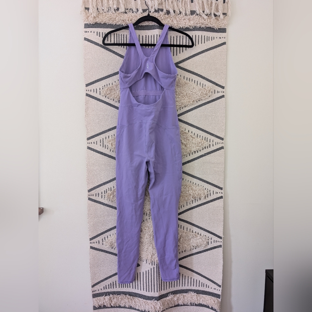 Free People Never Better High Neck Onesie In Lavender Size Small - Picture 4 of 5